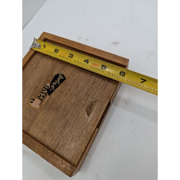 Gravograph Miscellaneous BRASS letters Typeset Printer 3/4" tall 2 LBS woodbox - Picture 6 of 9